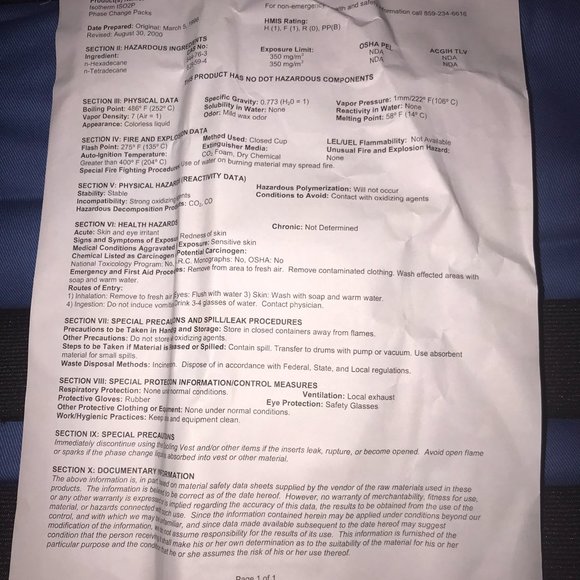 Bullard Isotherm Cooling Vest- Brand New - Size M/L - Picture 5 of 9